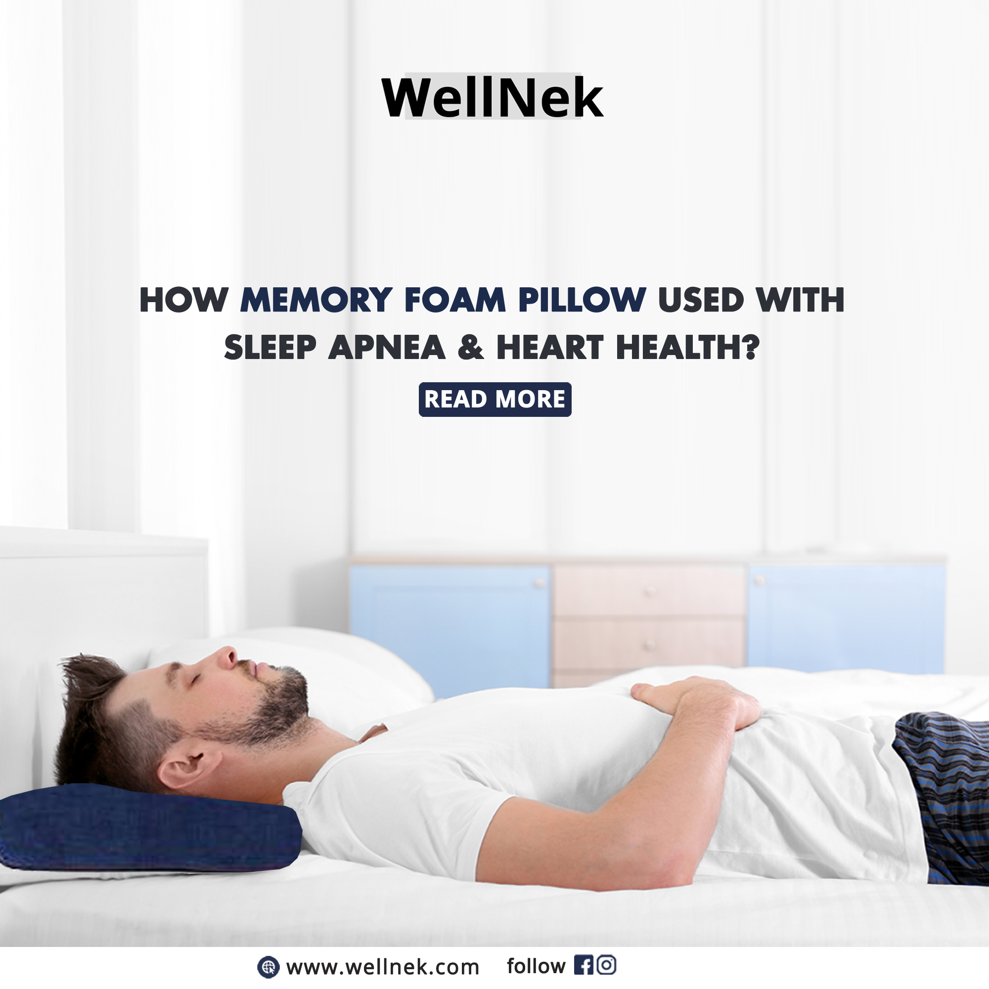 How Memory Foam Pillow Used With Sleep Apnea And Heart Health?