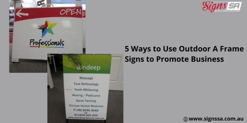 custom a frame signs