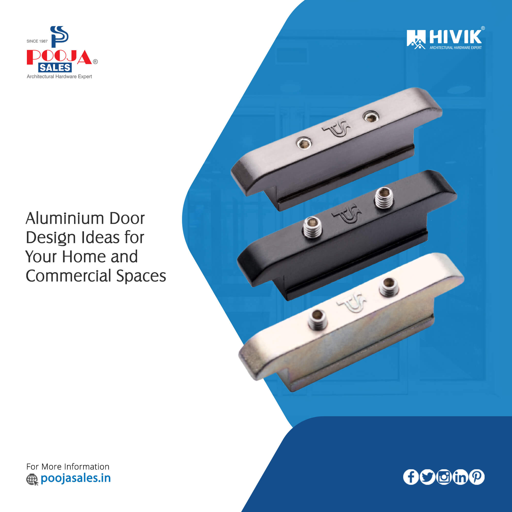 aluminium door accessories manufacturers