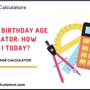 Online Birthday Age Calculator