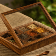 Traditional kitchen masala box
