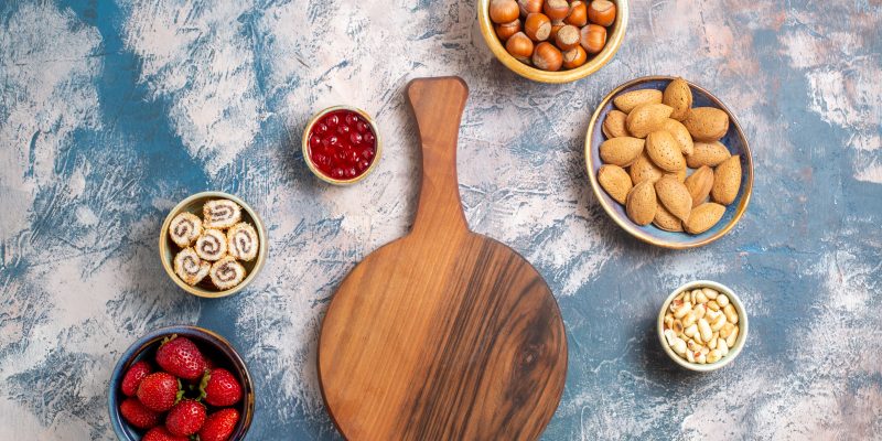 Round Bat Thick Wooden Chopping Board